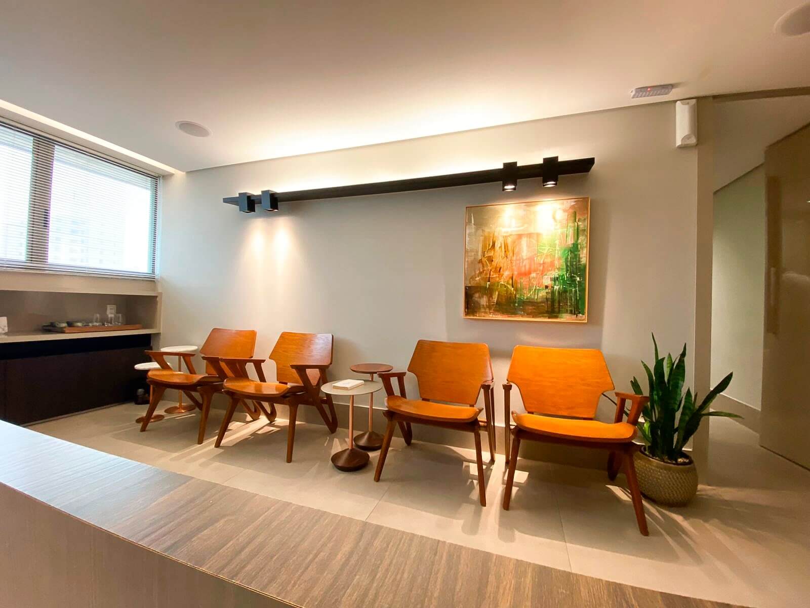 Sala de espera da Clínica Livia Lyra